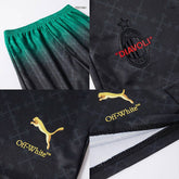 AC Mailand Viertes Auswärts-Fußballtrikot (Trikot + Shorts) 2024/25 Grün & Schwarz für Kinder